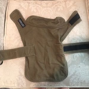 Lands End Small dog olive trench coat